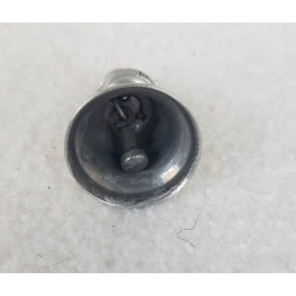 Miniature Bell‎ Vintage Jefferson Memorial Pewter Clapper Americana Presidential - Picture 5 of 8